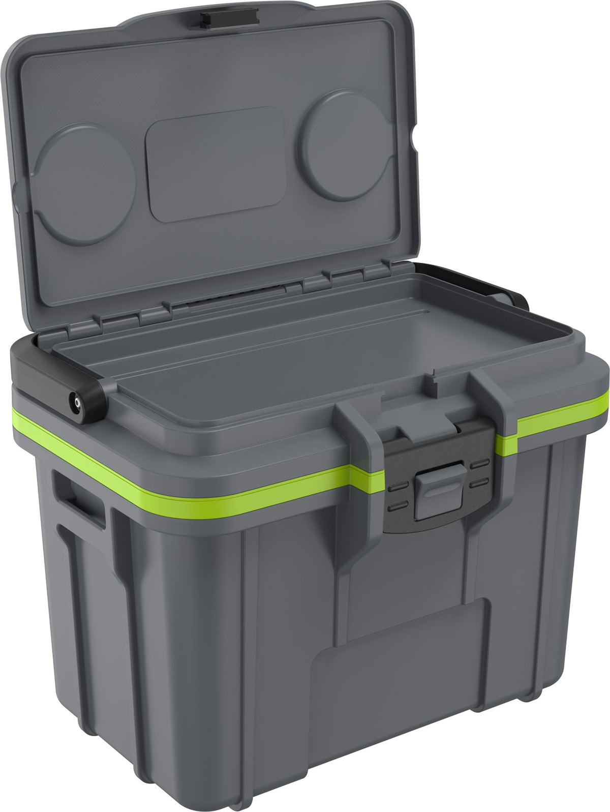 Pelican 8qt Cooler Gray/Green