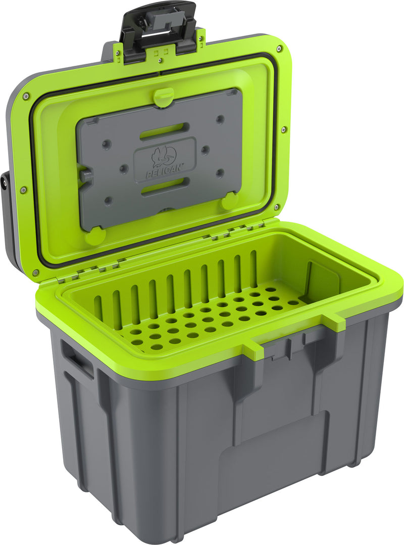 Pelican 8qt Cooler Gray/Green