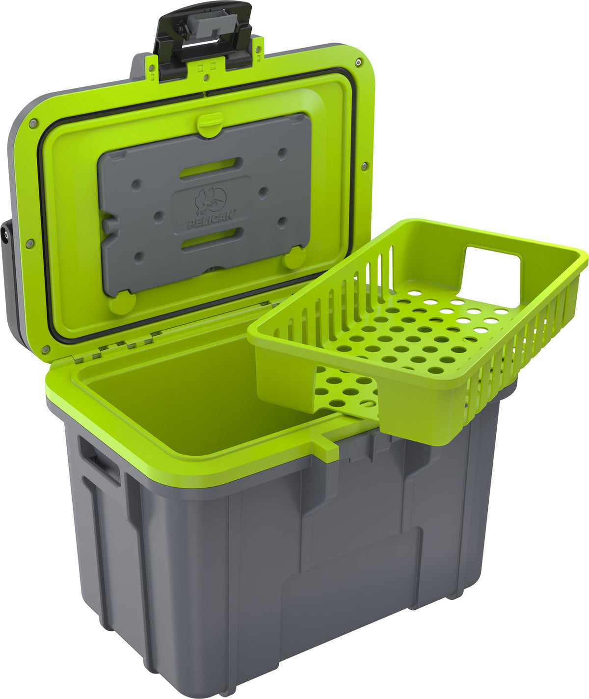 Pelican 8qt Cooler Gray/Green