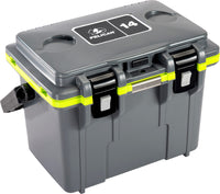 PELICAN - 14QT Personal Cooler - Dark Gray - Green