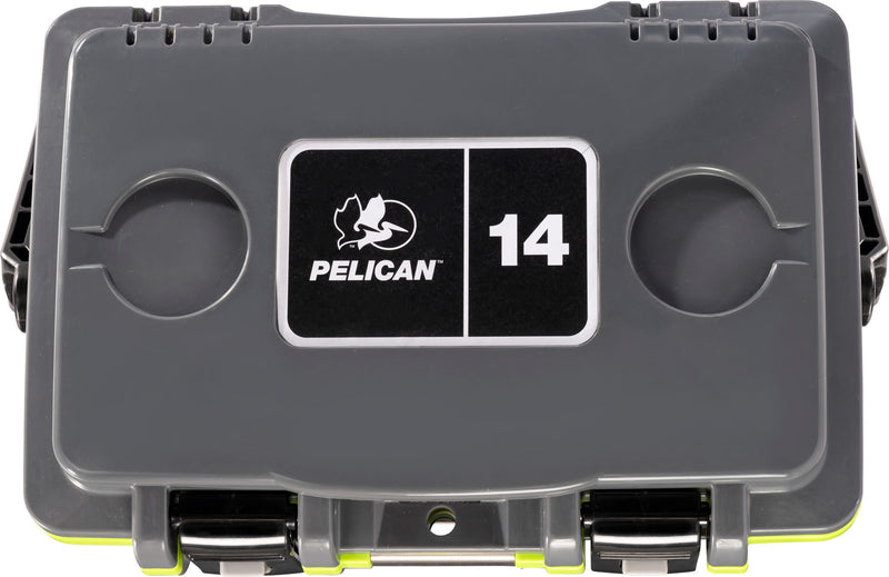 Pelican 8qt Personal Cooler (Dark Gray/Green)