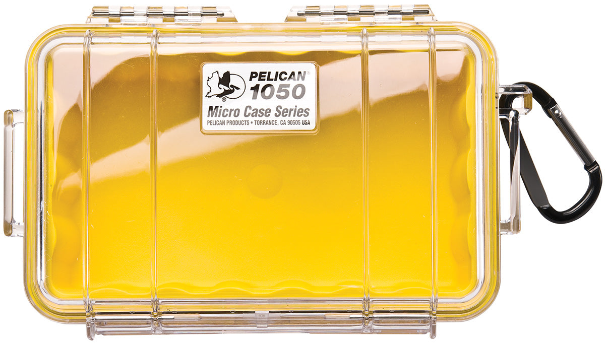 Pelican Micro Case - Yellow/Clear