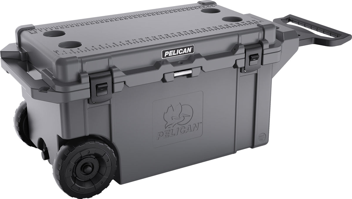 PELICAN - 80QT Elite Wheeled Cooler Gray