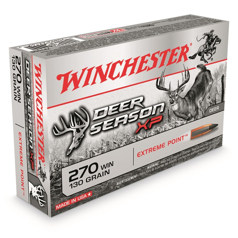 AM 109-440 Winchester CF AMMO 270 WIN 130 GR. Extreme Point ™ Polymer Tip #X270DS