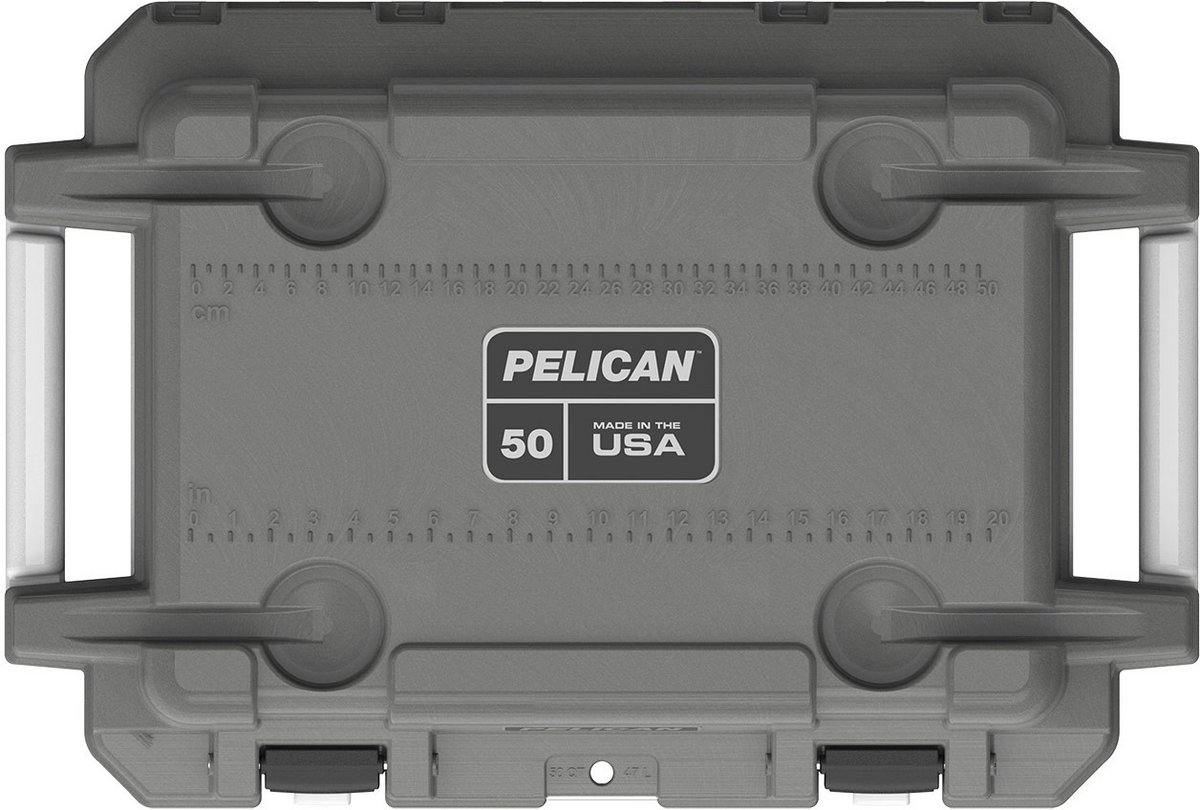 Pelican | 50QT | Cement/Wite