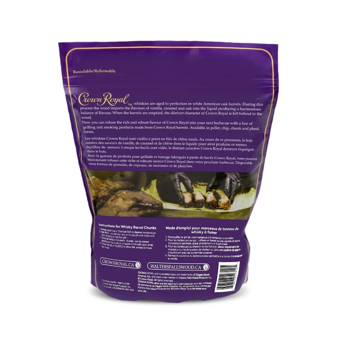 Crown Royal | Premium Whisky Barrel Chunks 🍁