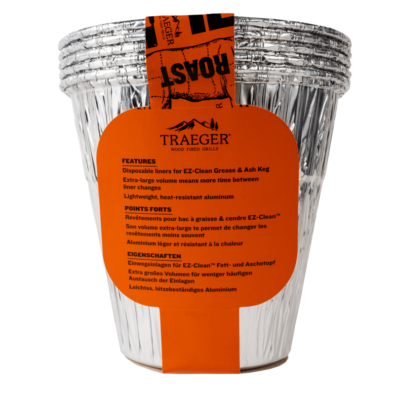 Traeger EZ-Clean Grease & Ash Keg Liners (5pk)