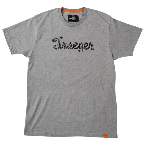 TRAEGER LASSO T-SHIRT (GREY HEATHER)
