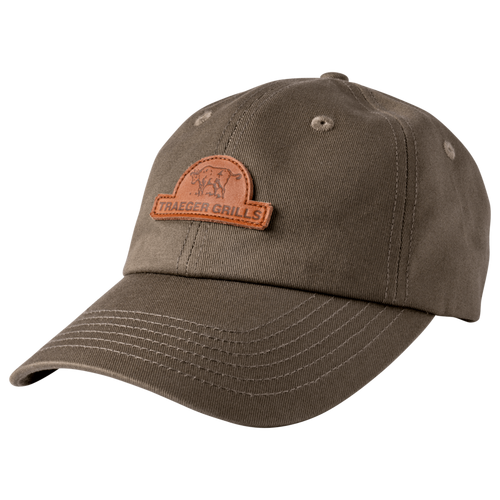 TRAEGER LEATHER PATCH COW HAT