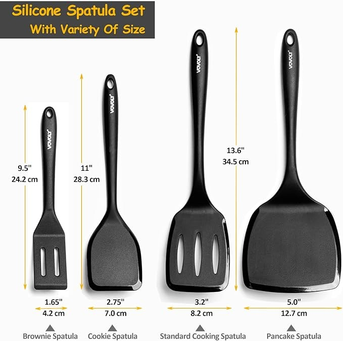 Silicone Spatula Set | 4pc